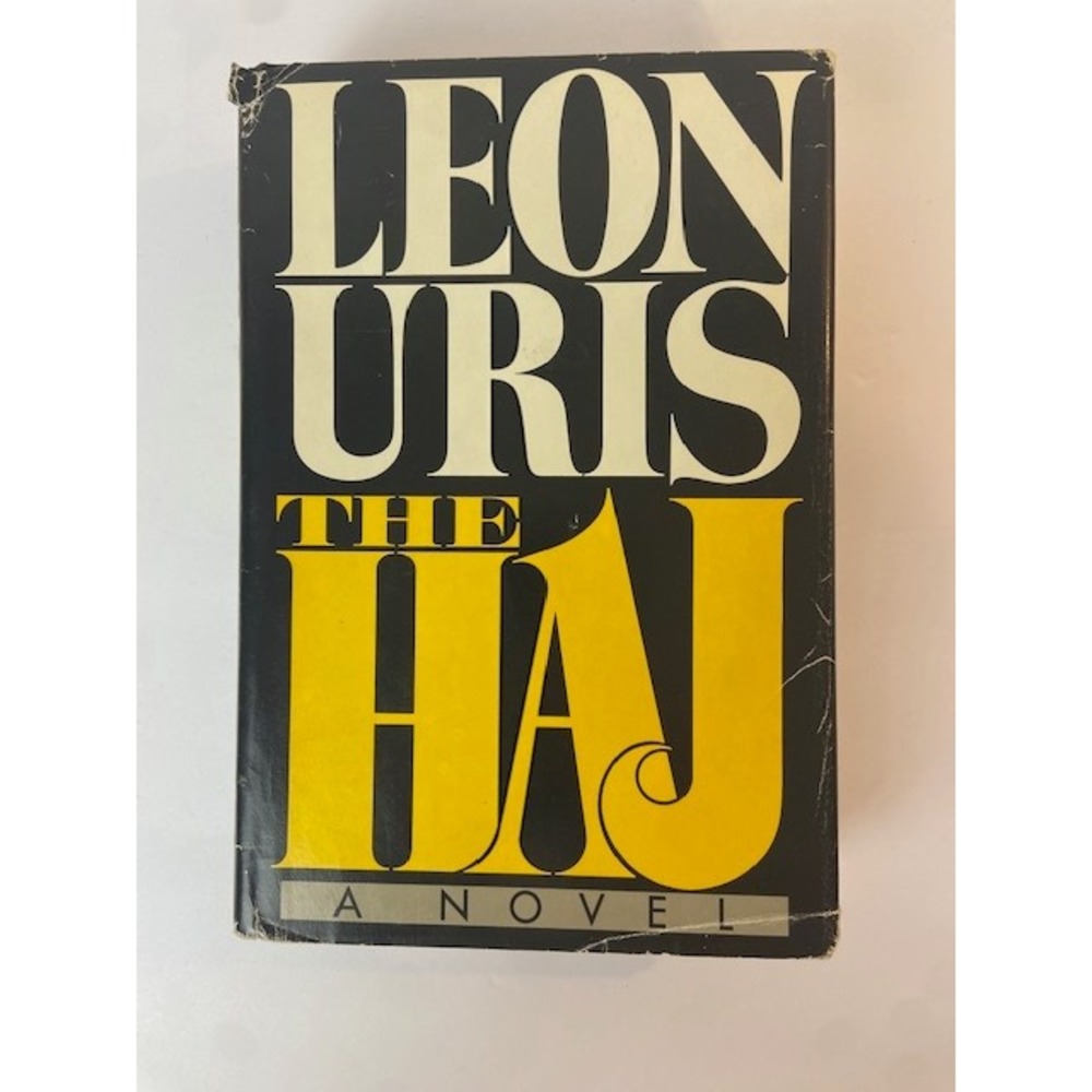 The Haj by Leon Uris 1984 First Edition Hardcover Novel Middle East History